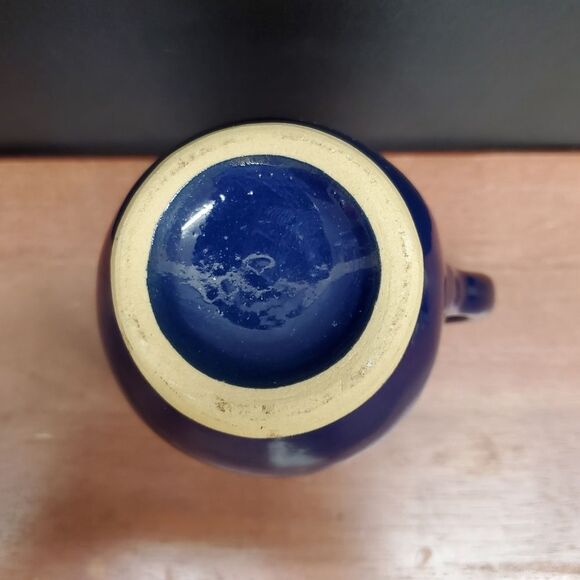 Vintage 1950-1960's Poland-Bunzlauer Style Ceramic Small Milk Cream Pitcher - Picture 6 of 10